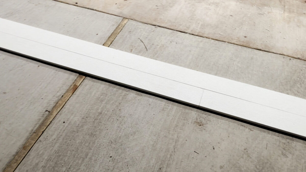 Joining PVC boards to create skirting for backyard shed