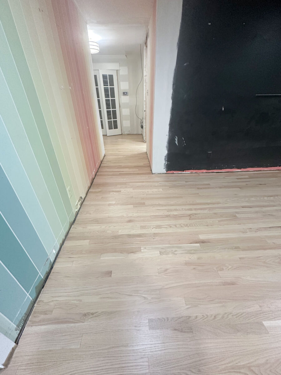 Bona Natural Seal on red oak (no Bona Red Out used)